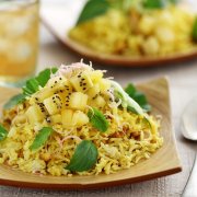 猕猴桃，早餐炒饭