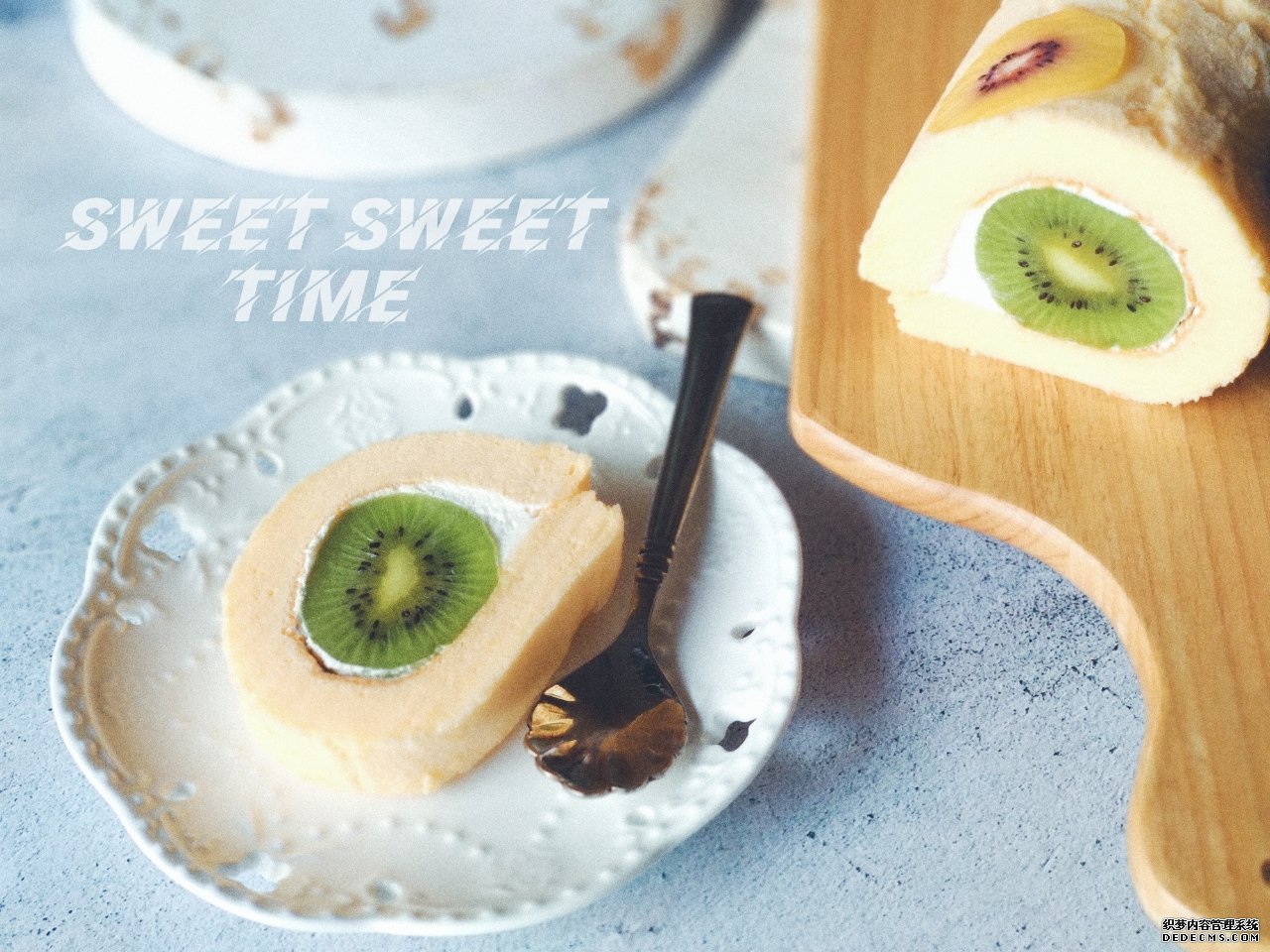 猕猴桃蛋糕卷的做法 步骤14